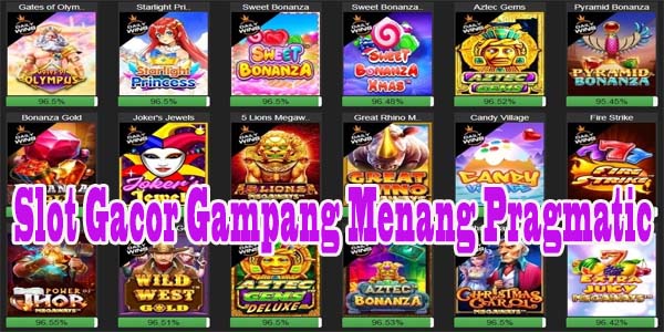 Situs Judi Slot Online Gacor Terbaik dan Terpercaya Gampang Menang Pragmatic 2023